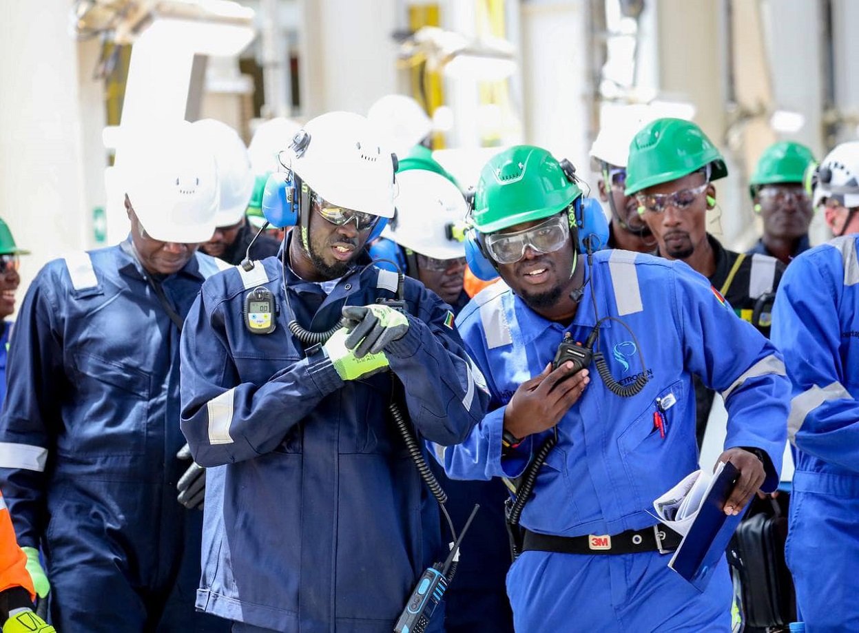 Production du pétrole : Le Président Diomaye Faye en immersion dans la plateforme Sangomar